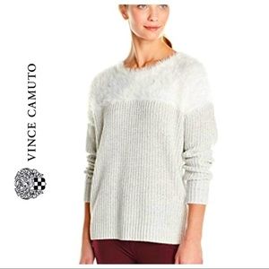 Vince Camuto Colorblock Crew Sweater